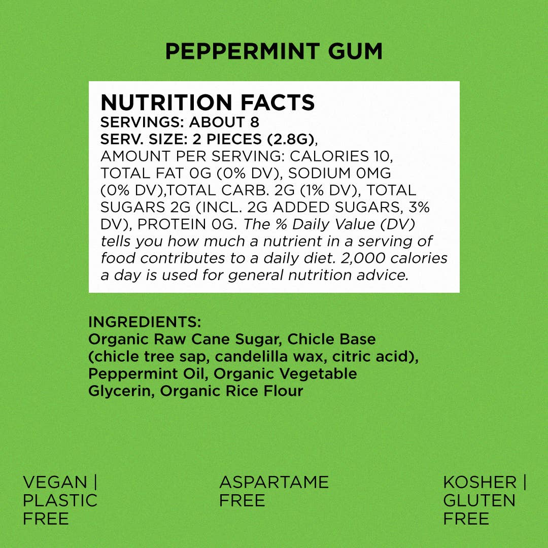 Simply Gum - Sugar Free - Peppermint
