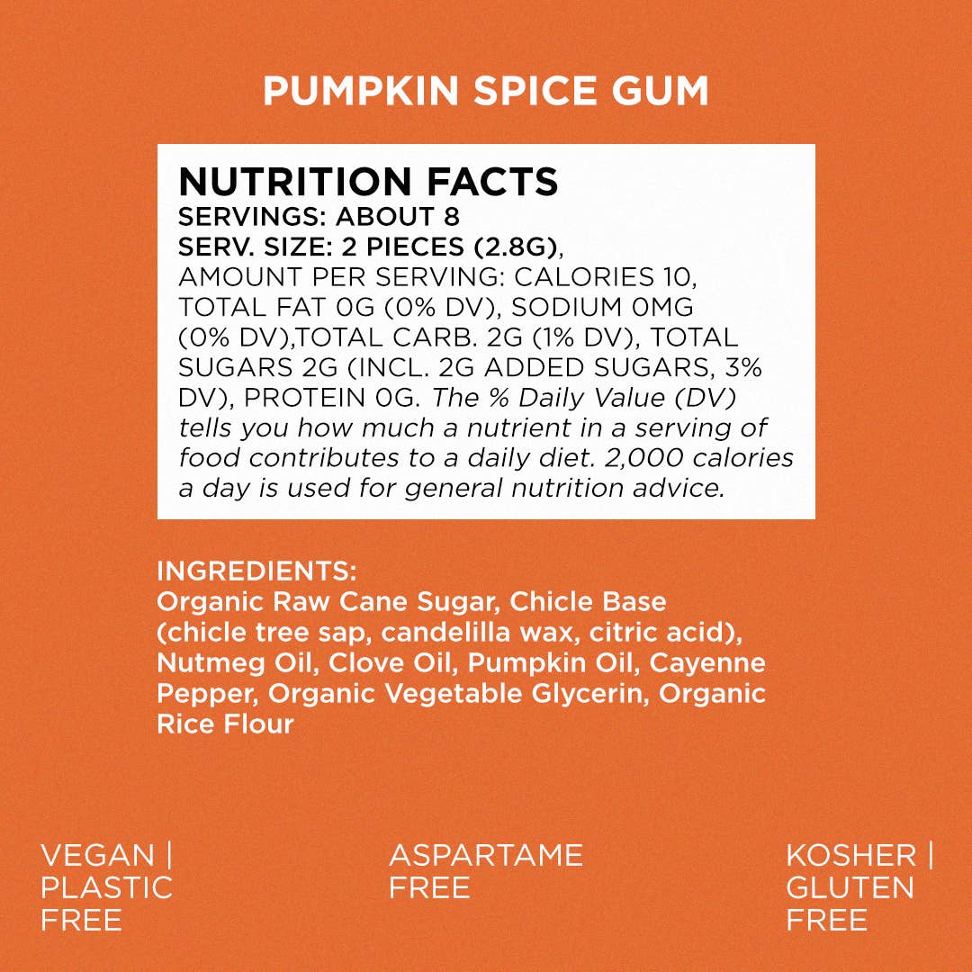 Simply Gum - Sugar Free - Pumpkin Spice