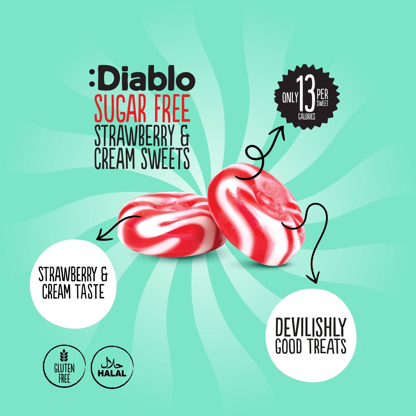 :Diablo Strawberry & Cream Sweets