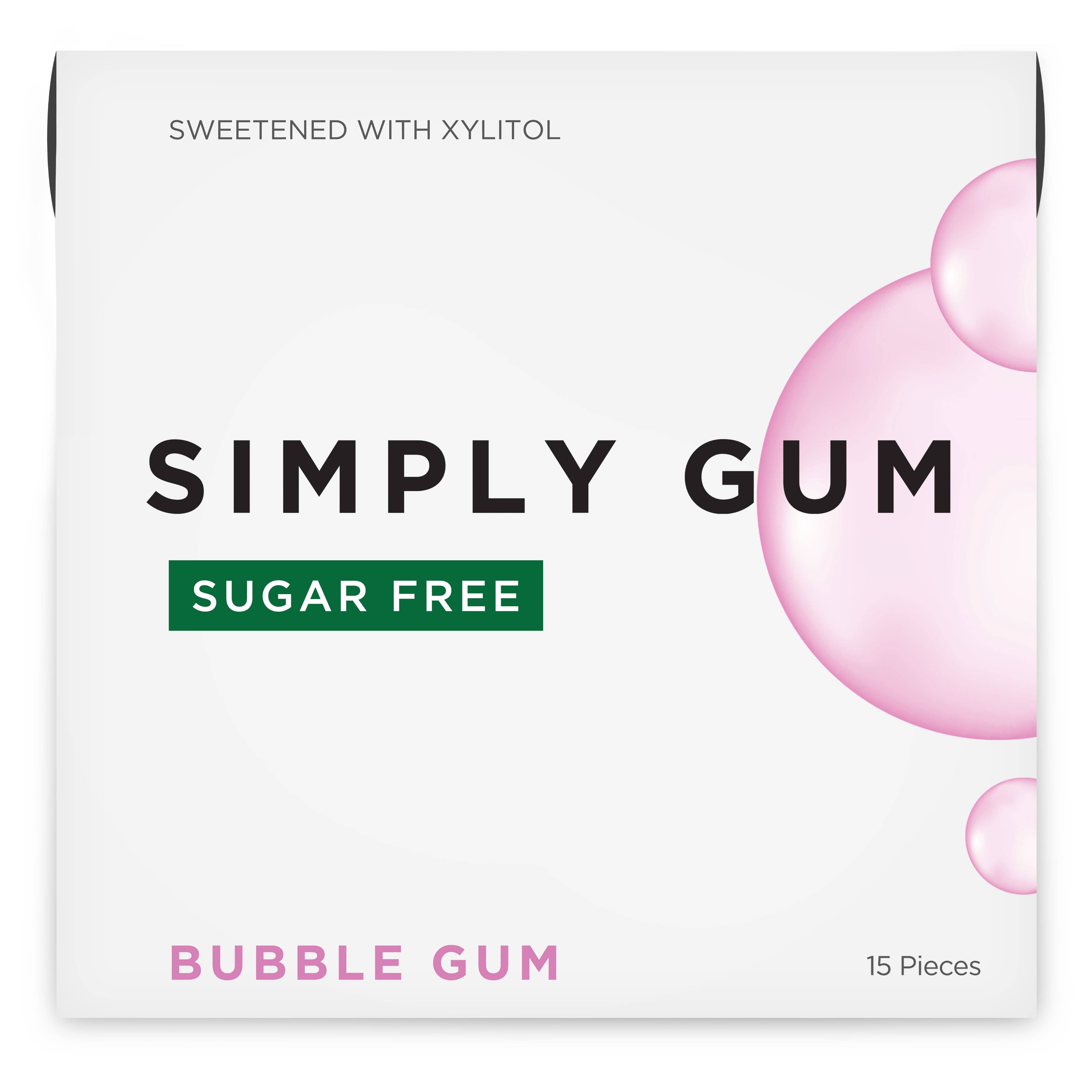 Simply Gum - Sugar Free Bubble Gum