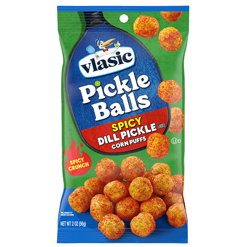 Vlasic Spicy Dill Pickle Balls Corn Puffs