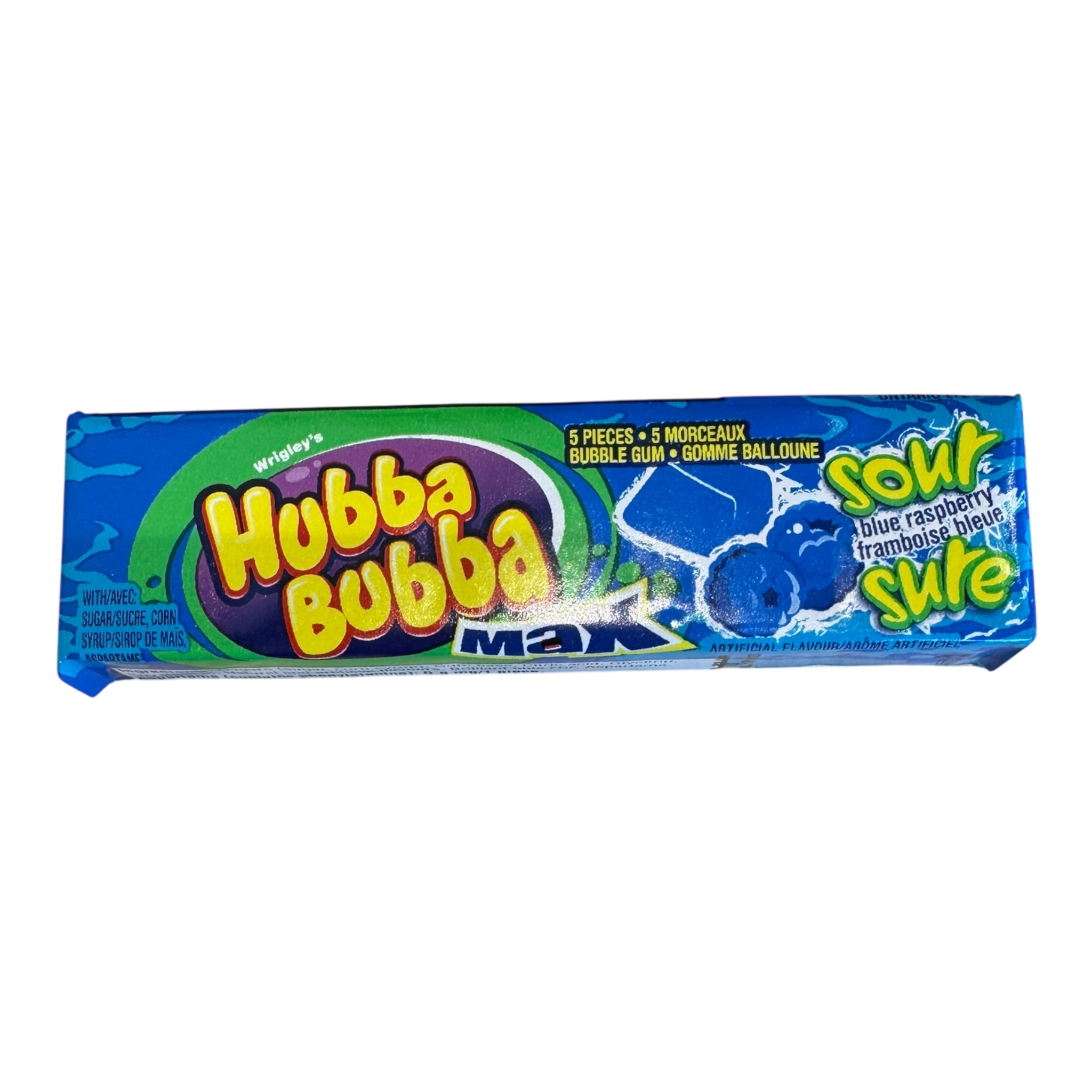 Wrigley's Hubba Bubba Sour Blue Raspberry Bubble Gum