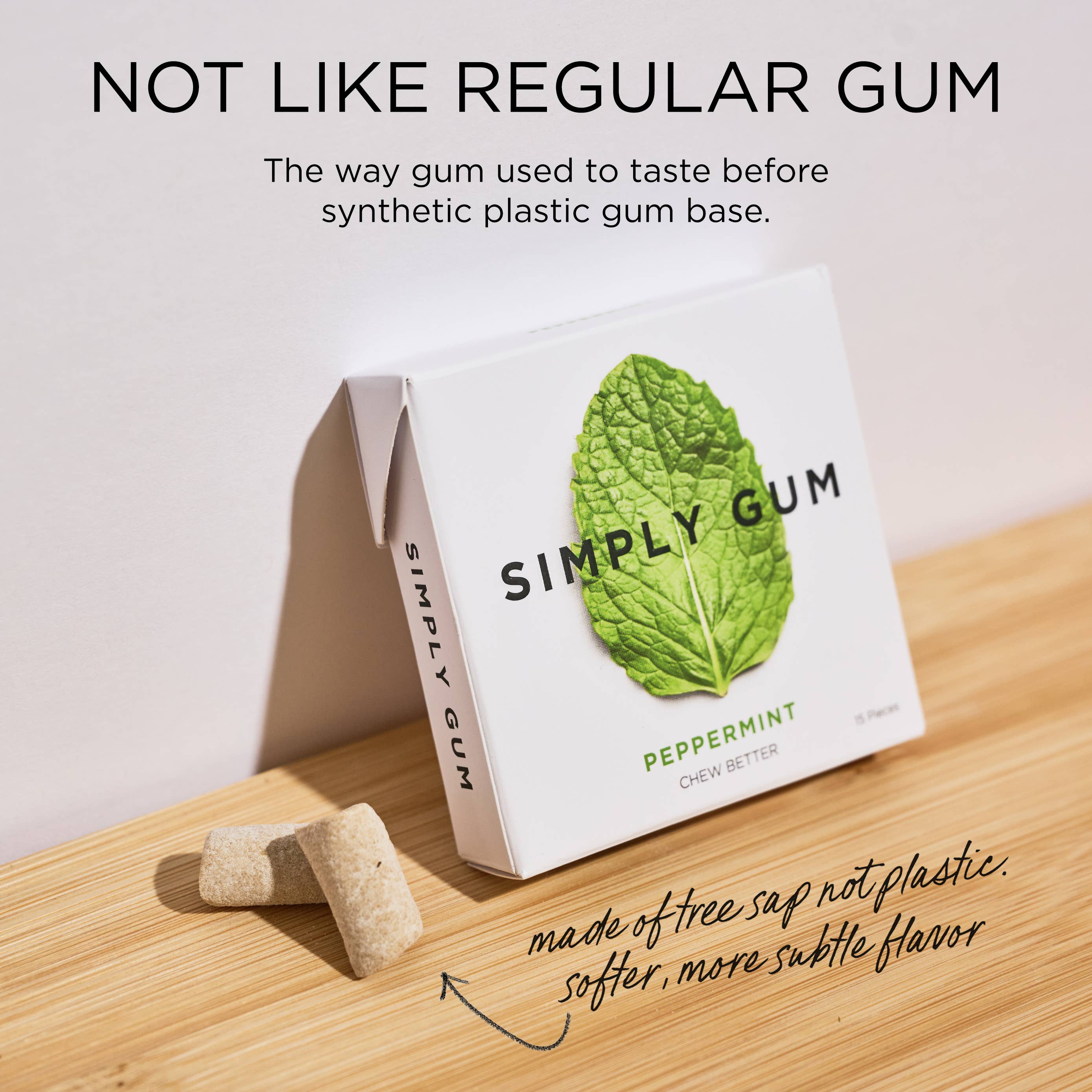 Simply Gum - Sugar Free - Peppermint