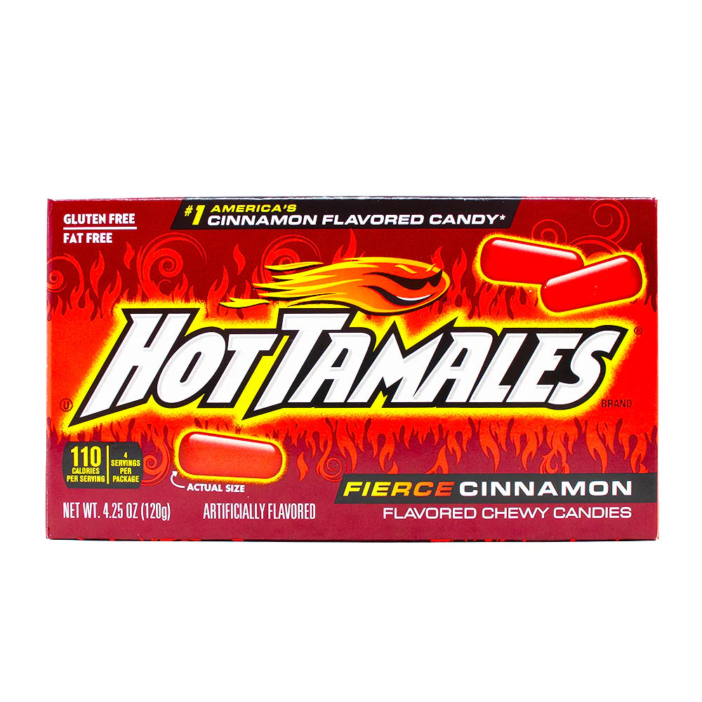 Hot Tamales Fierce Cinnamon Candy Theater Box