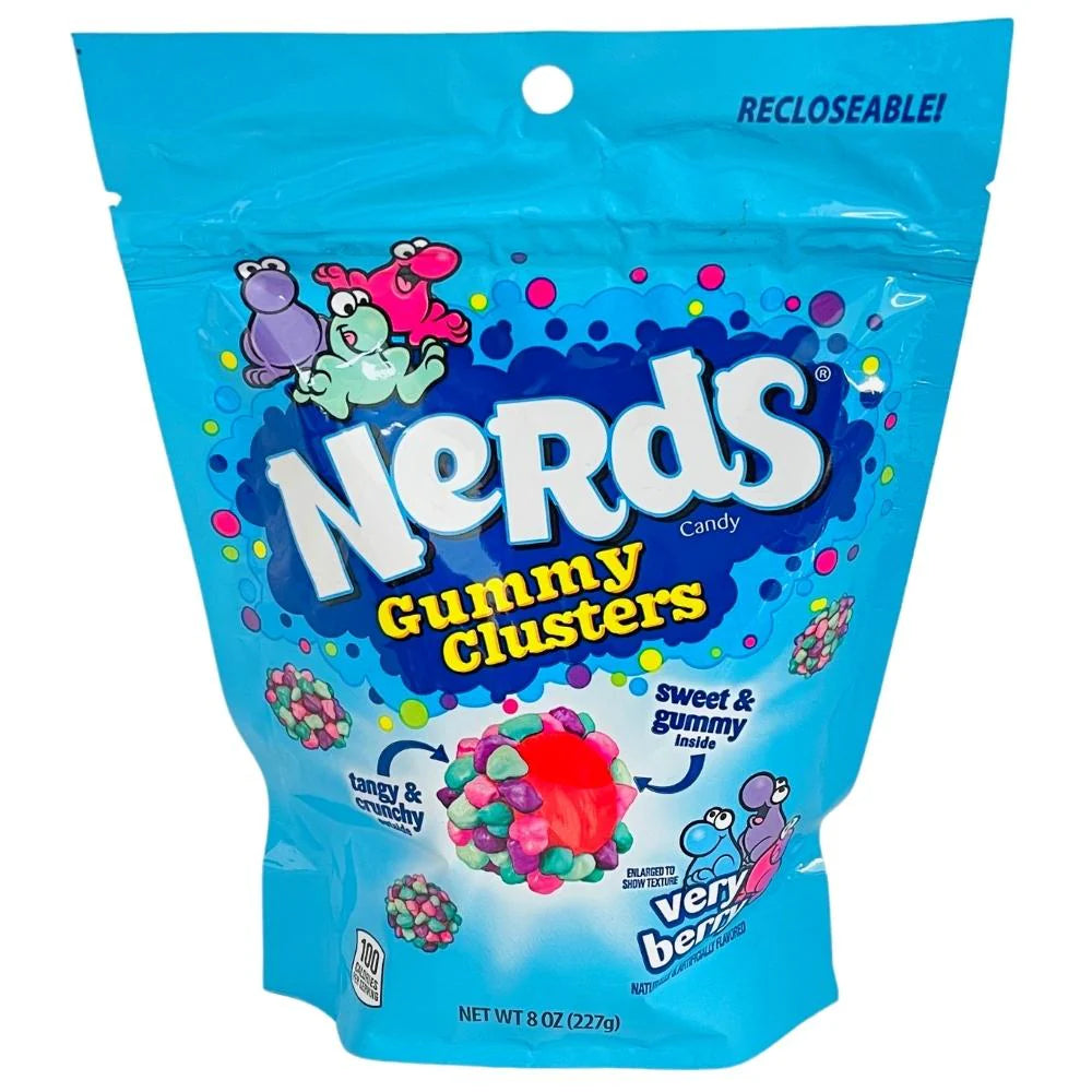 Nerds Gummy Clusters Very Berry Resealable Bag 8oz