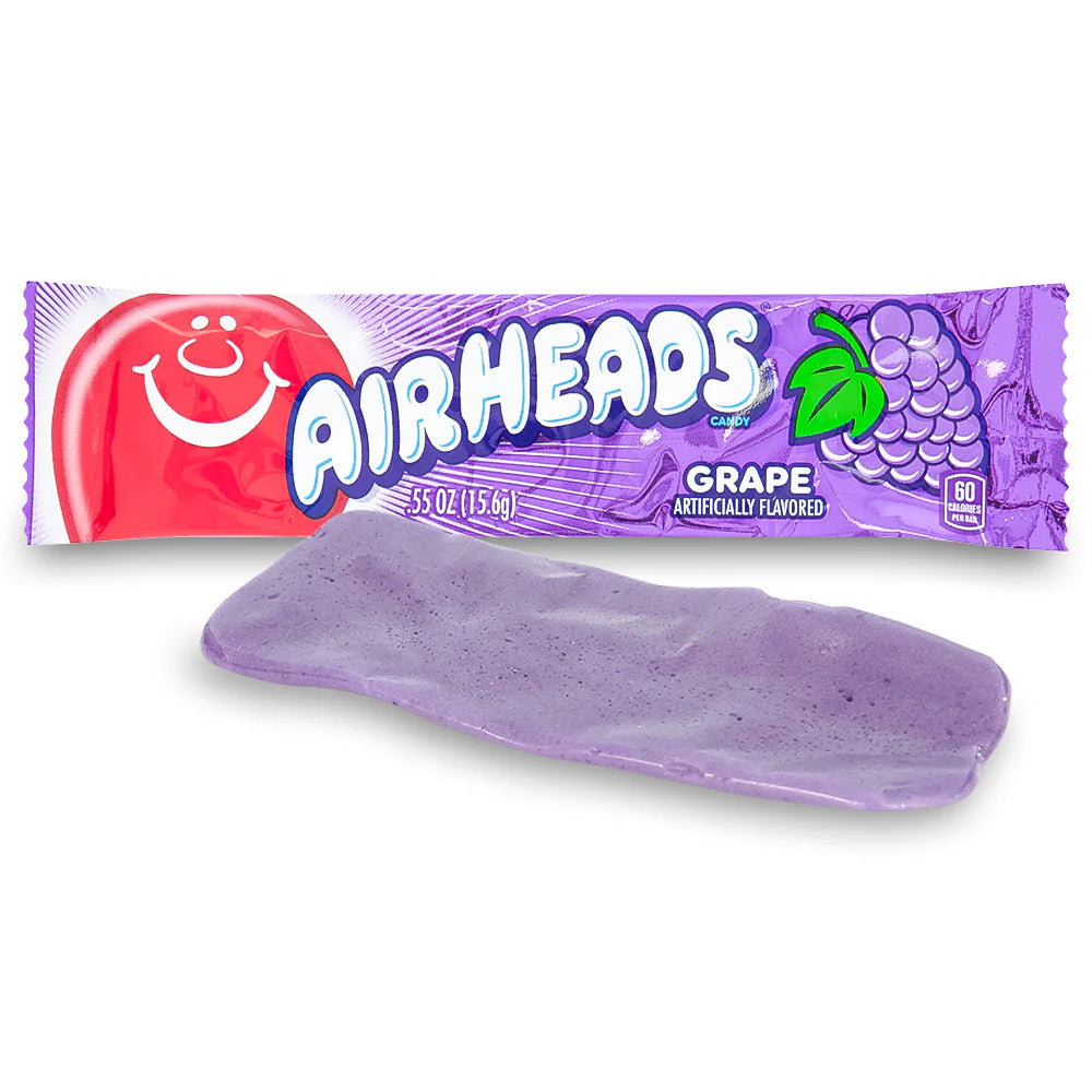 Airheads Taffy Candy Bars - Grape