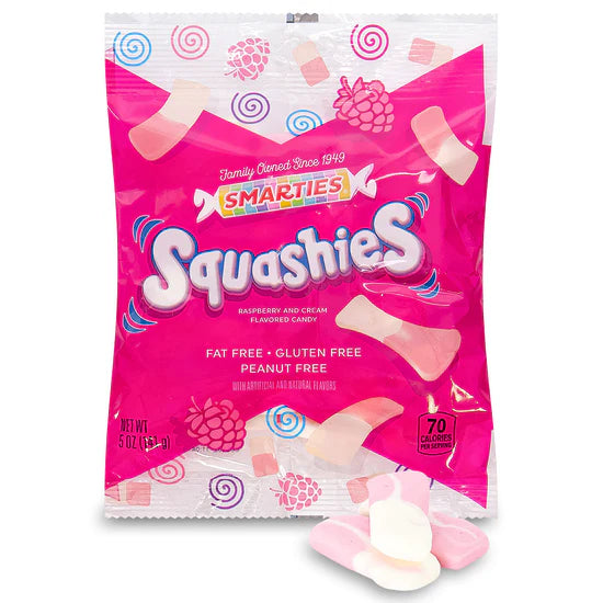 Smarties Squashies Raspberry and Cream Flavour - UK
