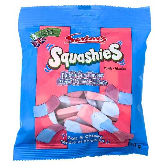 Swizzles Squashies Original Bubble Gum Candies - UK