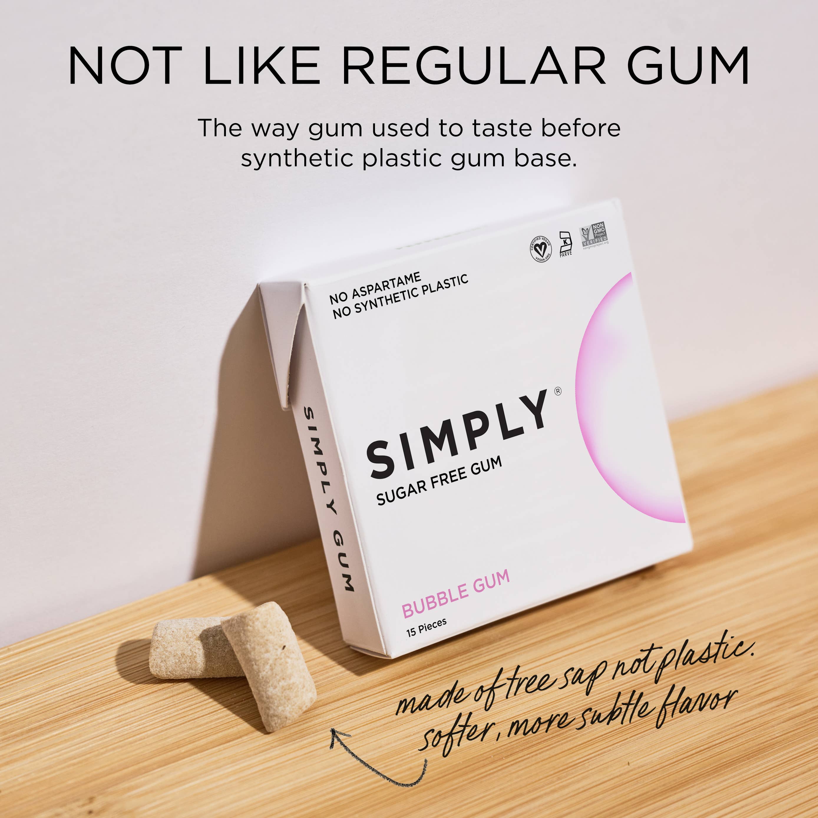 Simply Gum - Sugar Free Bubble Gum