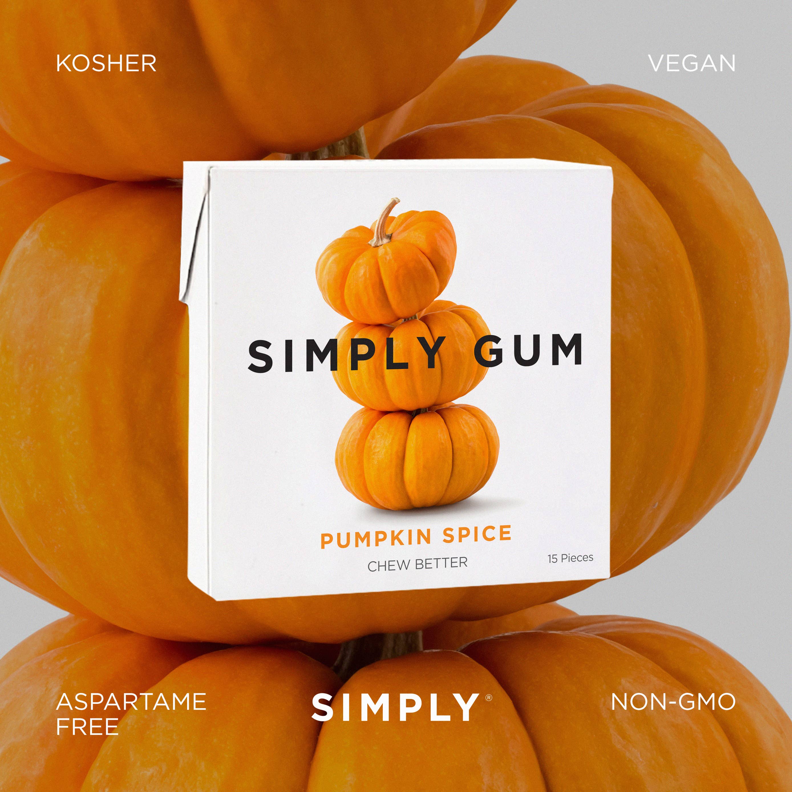 Simply Gum - Sugar Free - Pumpkin Spice