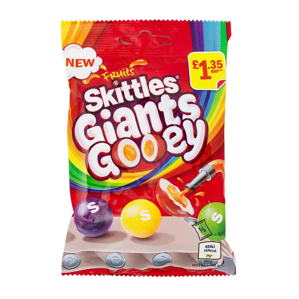 Skittles Giants Gooey Candy
