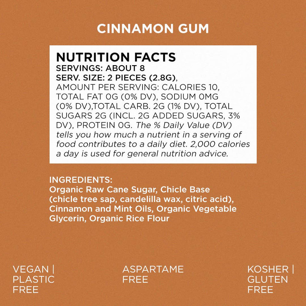 Simply Gum - Sugar Free - Cinnamon