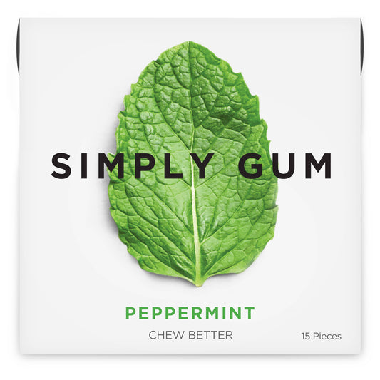Simply Gum - Peppermint - Natural Chewing Gum