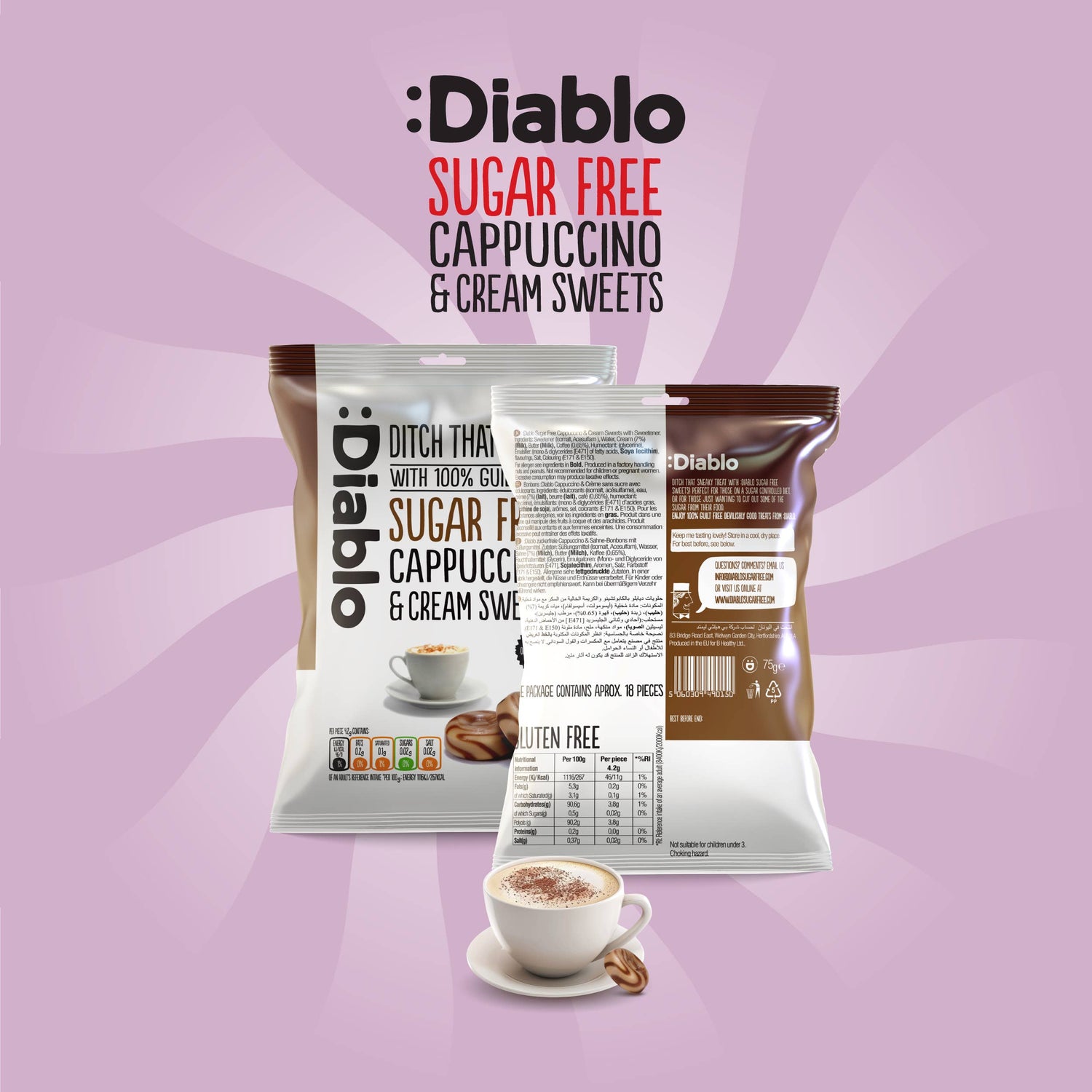 :Diablo Cappuccino & Cream Sweets