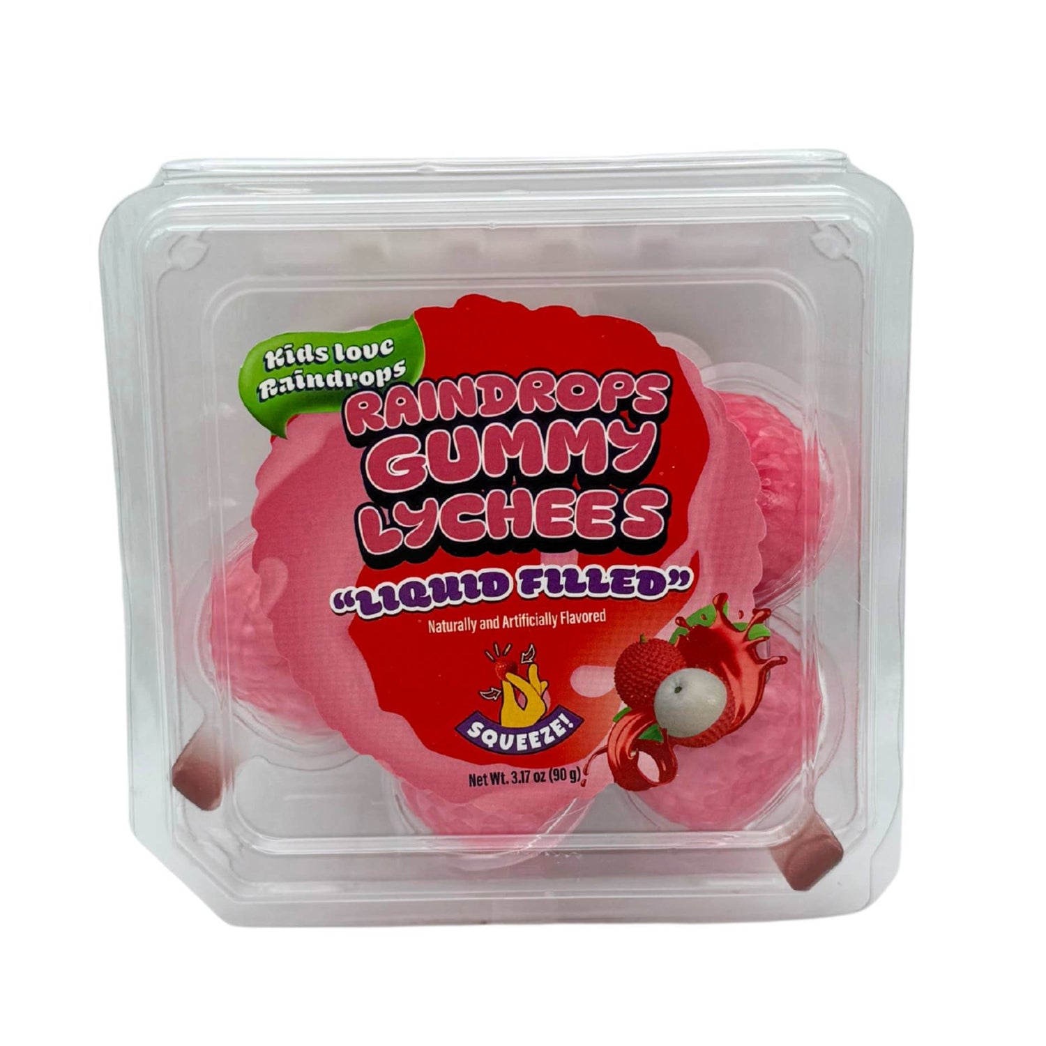 Raindrops Gummy Liquid Filled Lychees