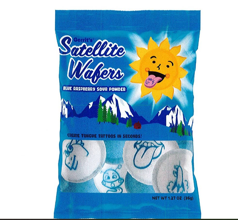 Gerrit's Satellite Wafers Blue Raspberry Sour Powder