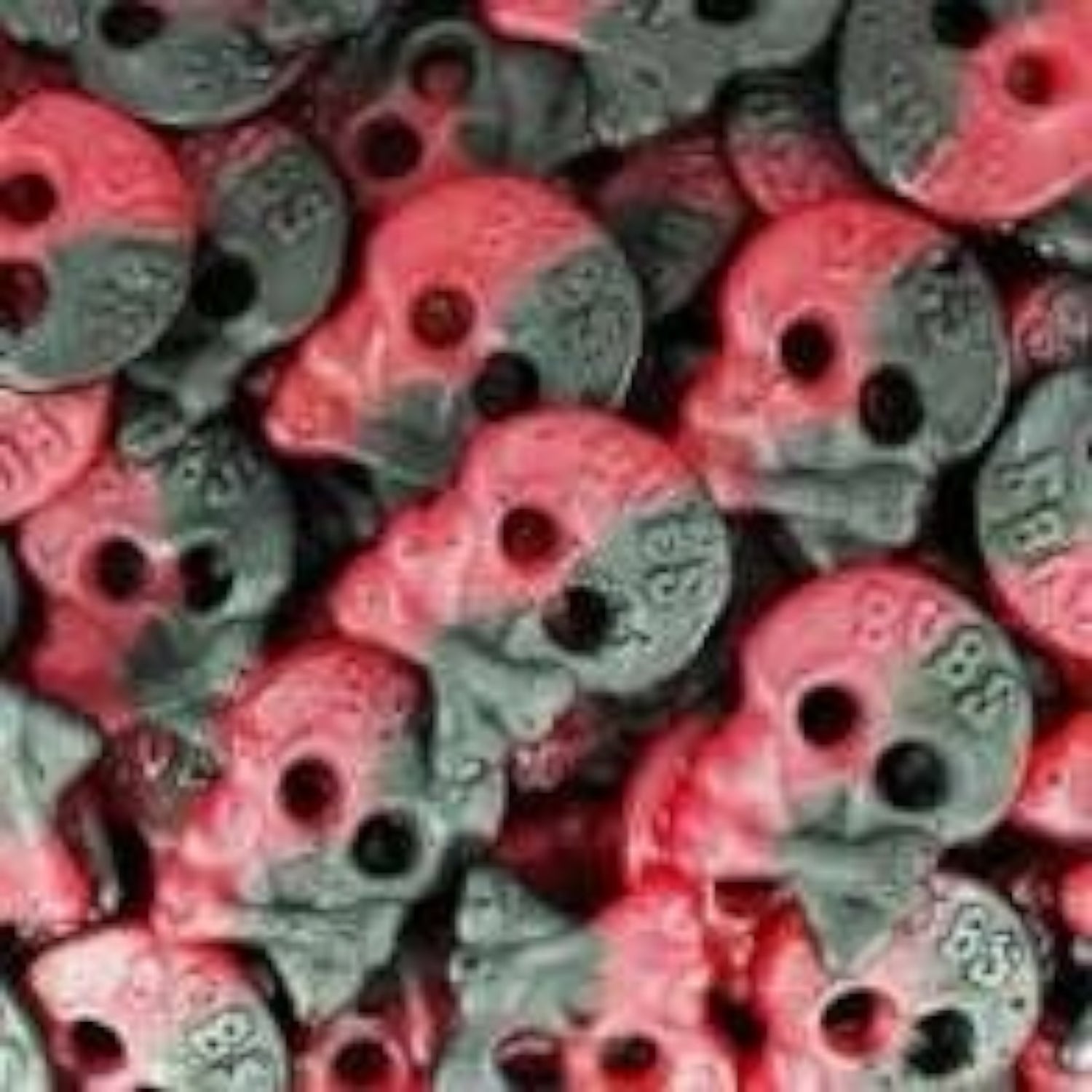 Bubs Raspberry Licorice Skull