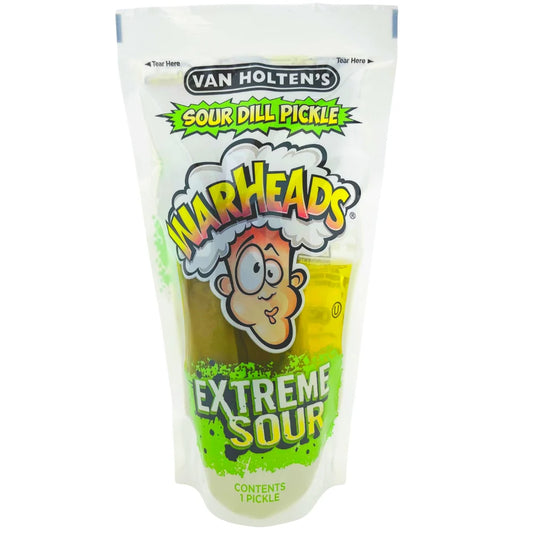 Van Holten's Warheads Jumbo Extreme Sour Dill Pickle