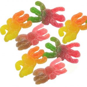 Vidal Gummi Hairy Spiders