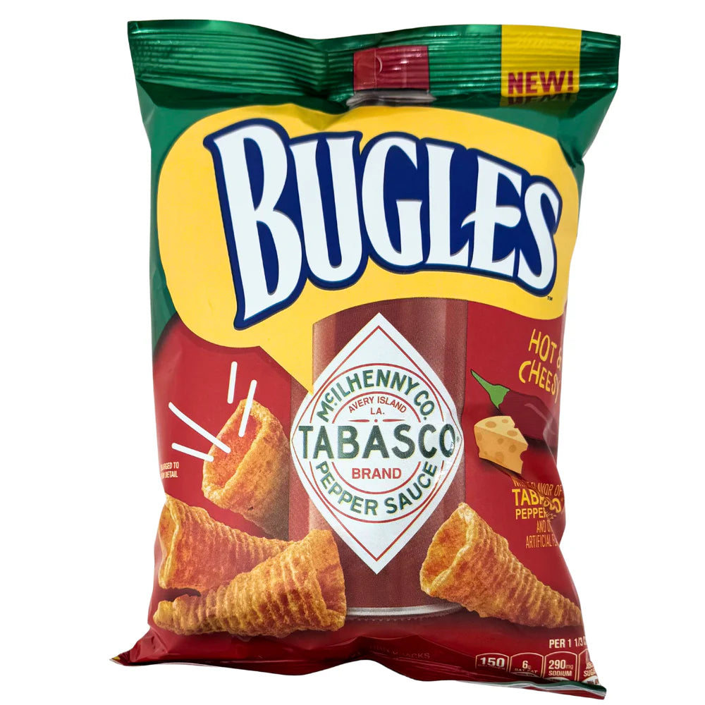 Bugles Tabasco Hot & Cheesy