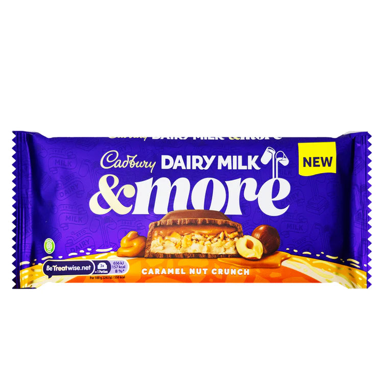 Cadbury Dairy Milk & More Caramel Nut Crunch