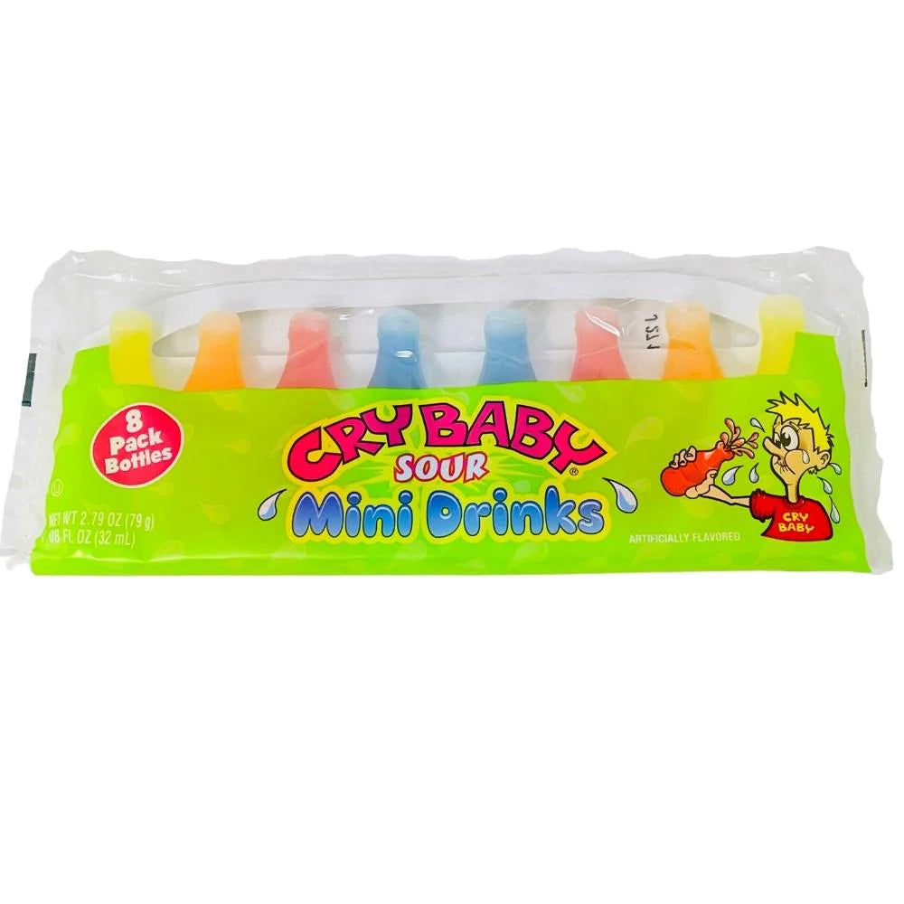Cry Baby Sour Mini Drinks - 8 Bottles