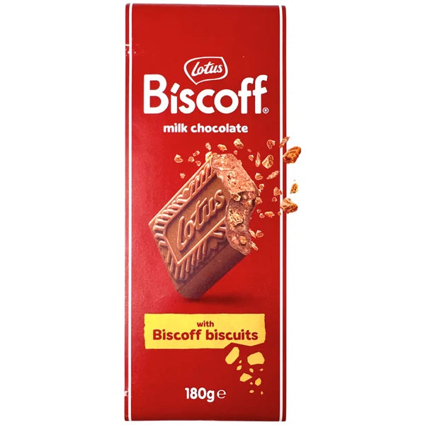 Lotus Biscoff Milk Chocolate Bars (UK)