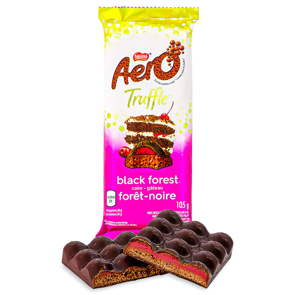 Aero Truffle Black Forest Cake Dark Chocolate Bar