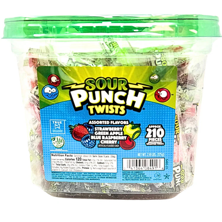 Sour Punch Assorted Licorice Twists