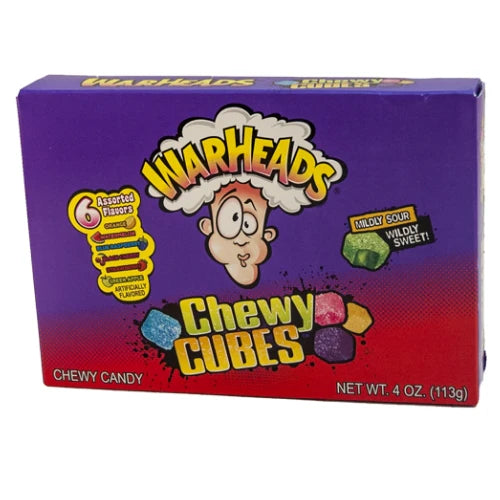 WarHeads Sour Chewy Cubes Theater Box