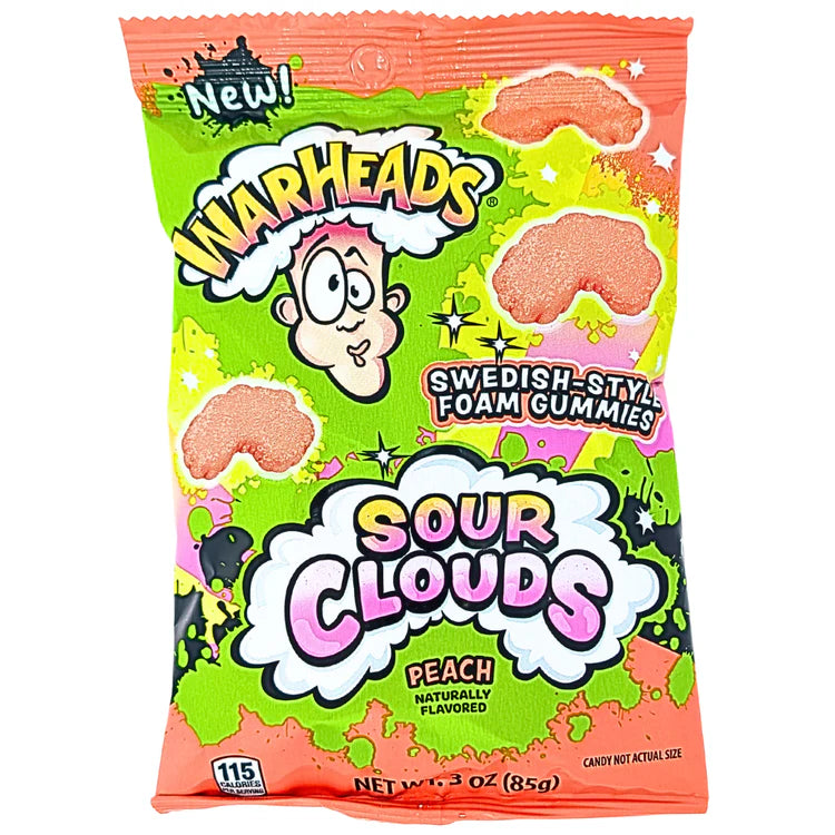 Warheads Sour Clouds Peach