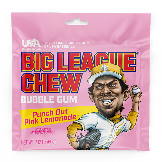 Big League Chew Punch Out Pink Lemonade