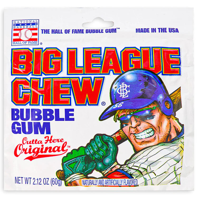 Big League Chew Bubble Gum-Outta Here - Original