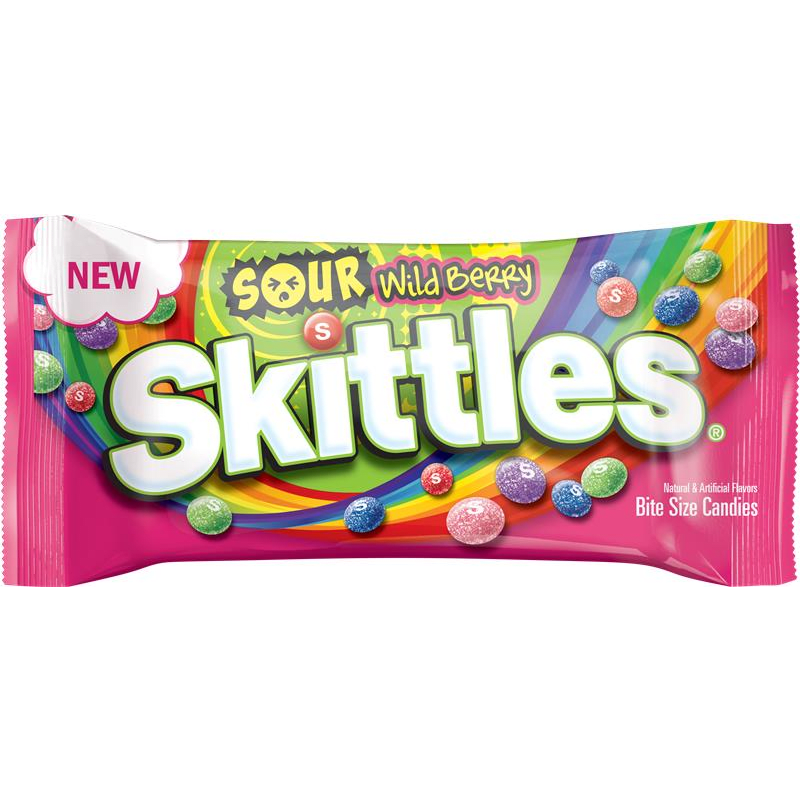 Skittles Sour Wild Berry 1.8oz