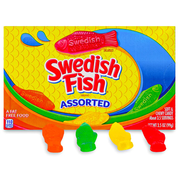 Swedish Fish Assorted Candy Theater Box