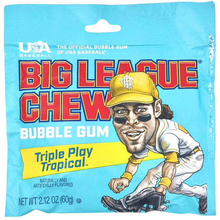 Big League Chew Bubblegum Triple Play Tropical