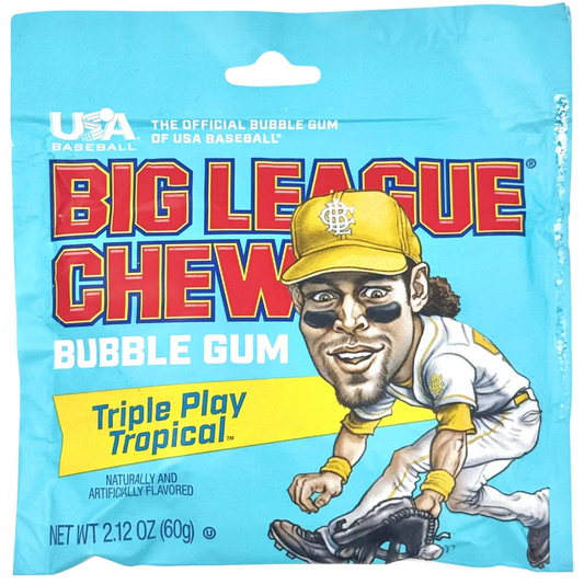 Big League Chew Bubblegum Triple Play Tropical
