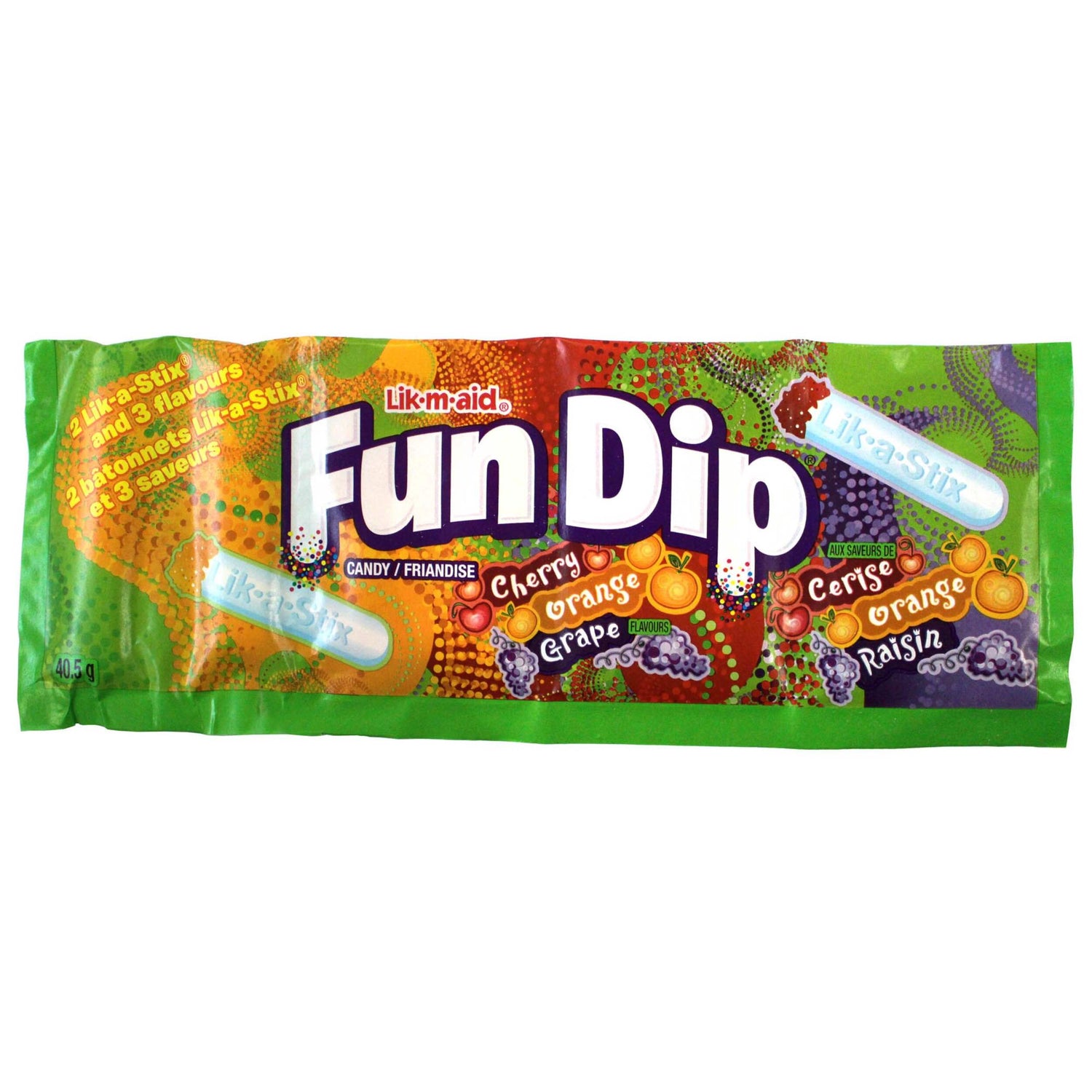 Fun Dip 3-Flavour Pack - Cherry, Orange & Grape