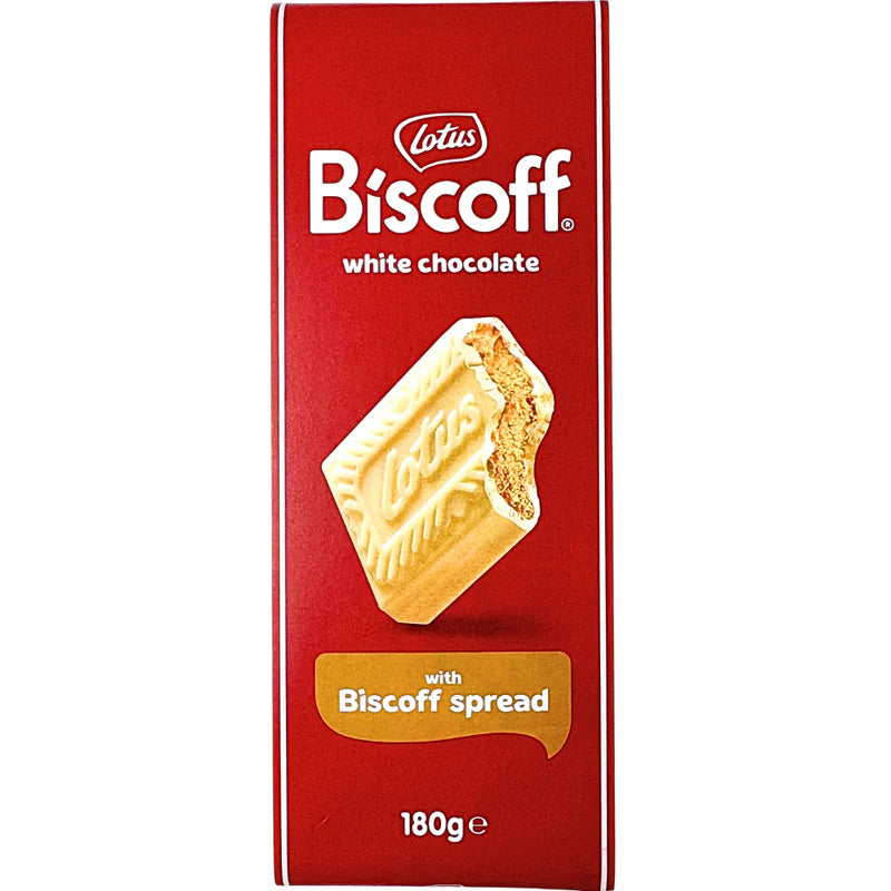 Lotus Biscoff White Chocolate with Biscoff Cream - UK