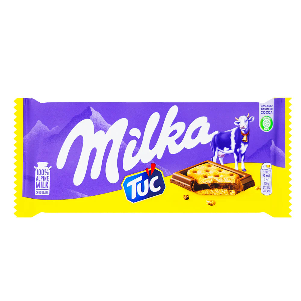 Milka Tuc Biscuit Milk Chocolate Bar