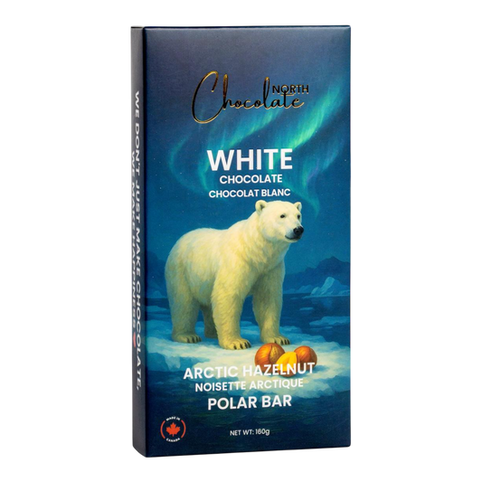 North Chocolate – Polar Bar – Hazelnut White Chocolate (Dubai Style Bar)