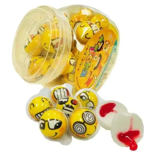 Smiley Kids Juice Filled Gummy Candy Emoji