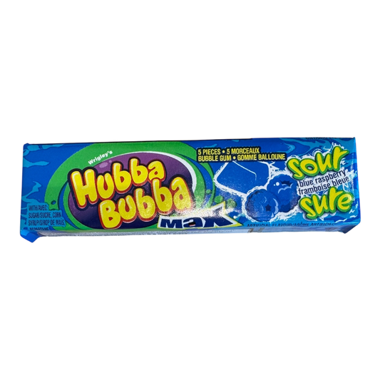 Wrigley's Hubba Bubba Sour Blue Raspberry Bubble Gum