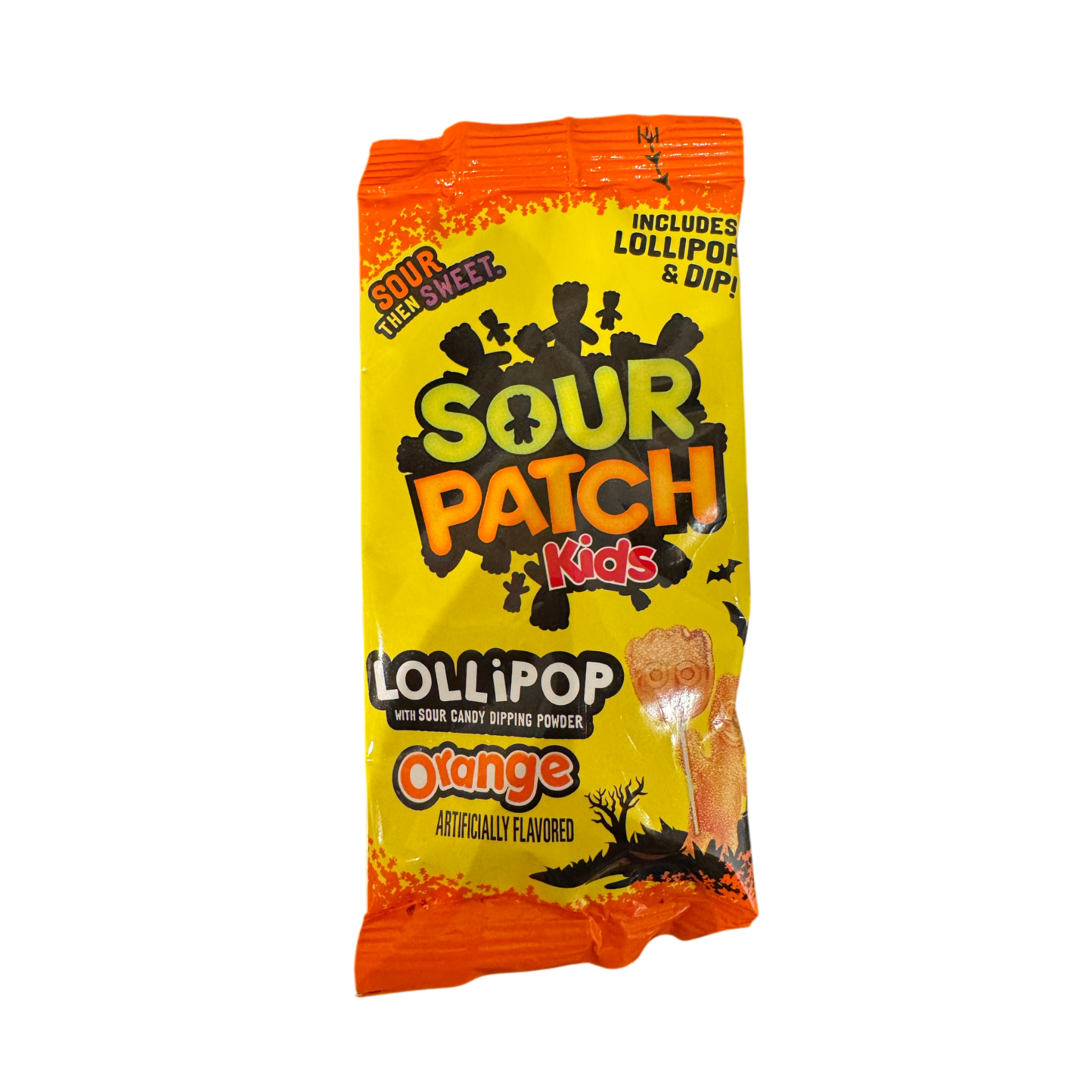 Sour Patch Kids Lollipops with Sour Candy Dipping Powder