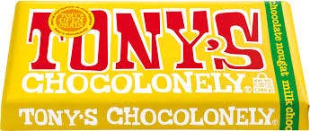 Tony's Chocolonely - Milk Chocolate Honey Almond Nougat Bar