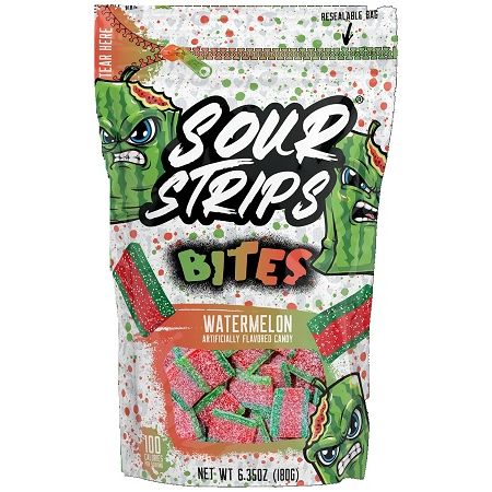 Sour Strips Watermelon Bites