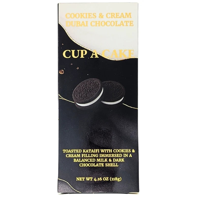 Cup A Cake Cookies & Cream Dubai Chocolate