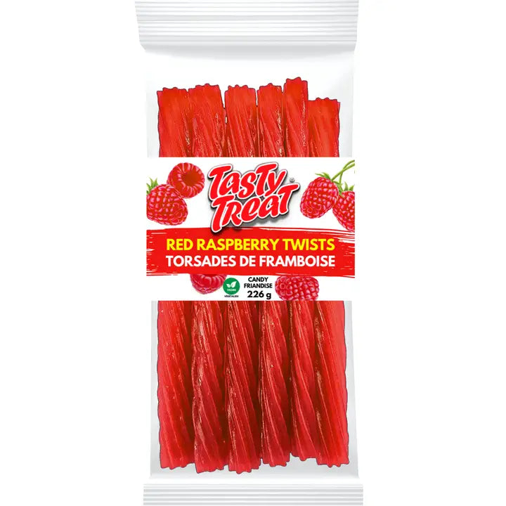 Tasty Treat Red Raspberry Licorice Twists