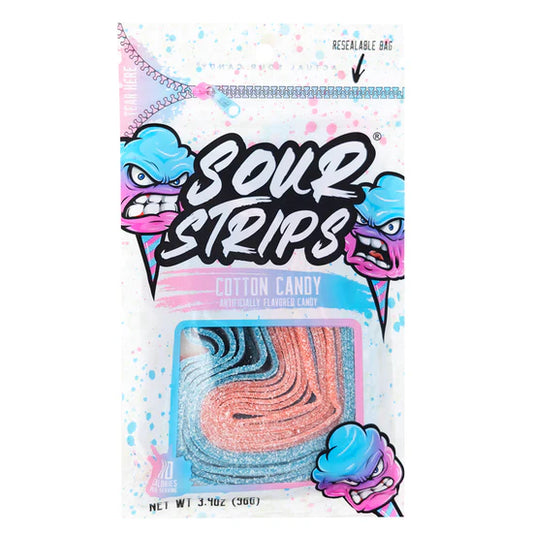 Sour Strips Cotton Candy