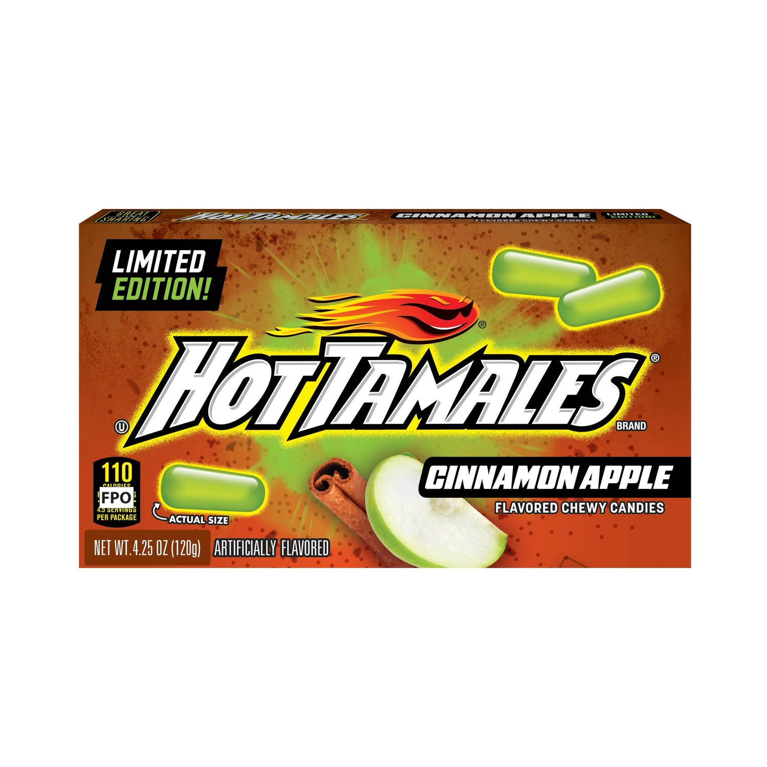 Hot Tamales Cinnamon Apple Theater Box